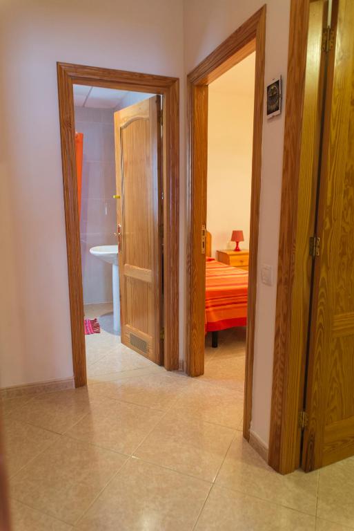 Postel nebo postele na pokoji v ubytování Apartamento vistas al mar, wifi de 600 Mb