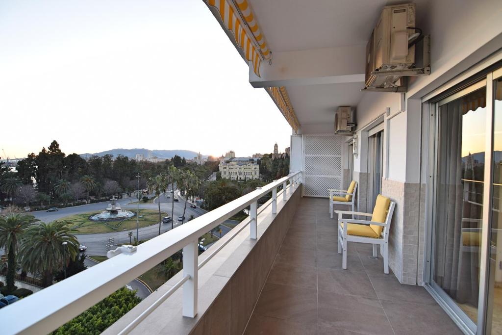 Balkón alebo terasa v ubytovaní Apt Luxury Reding Solo Familias