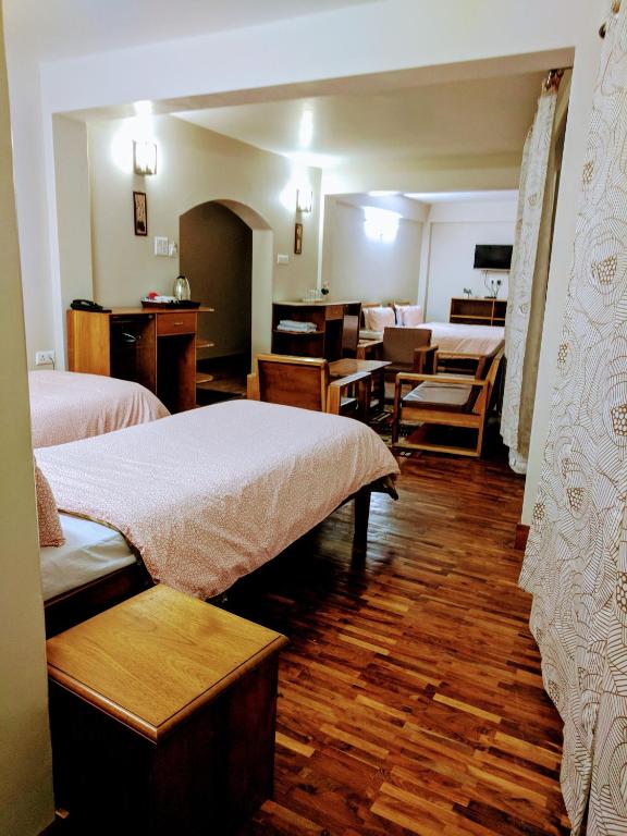 Postel nebo postele na pokoji v ubytování Yuru Retreat Delo