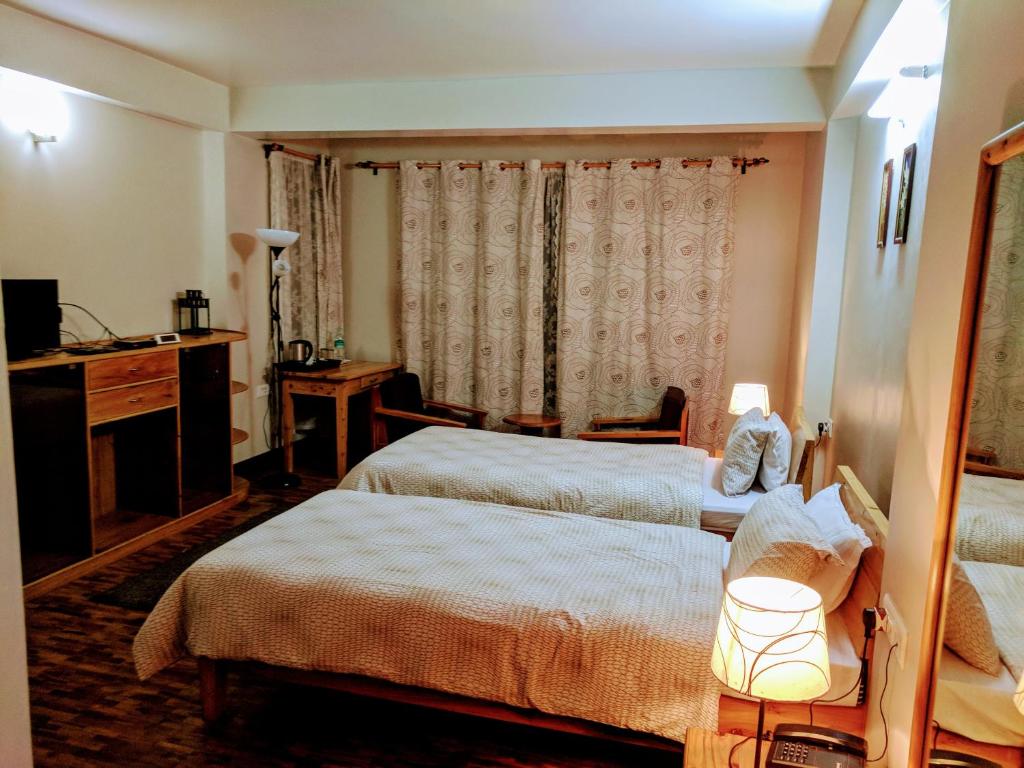 Postel nebo postele na pokoji v ubytování Yuru Retreat Delo