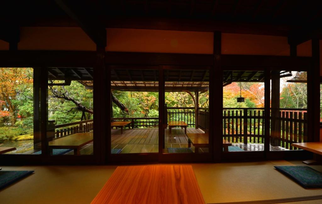 Balkón nebo terasa v ubytování Japanese Ryokan Seryo