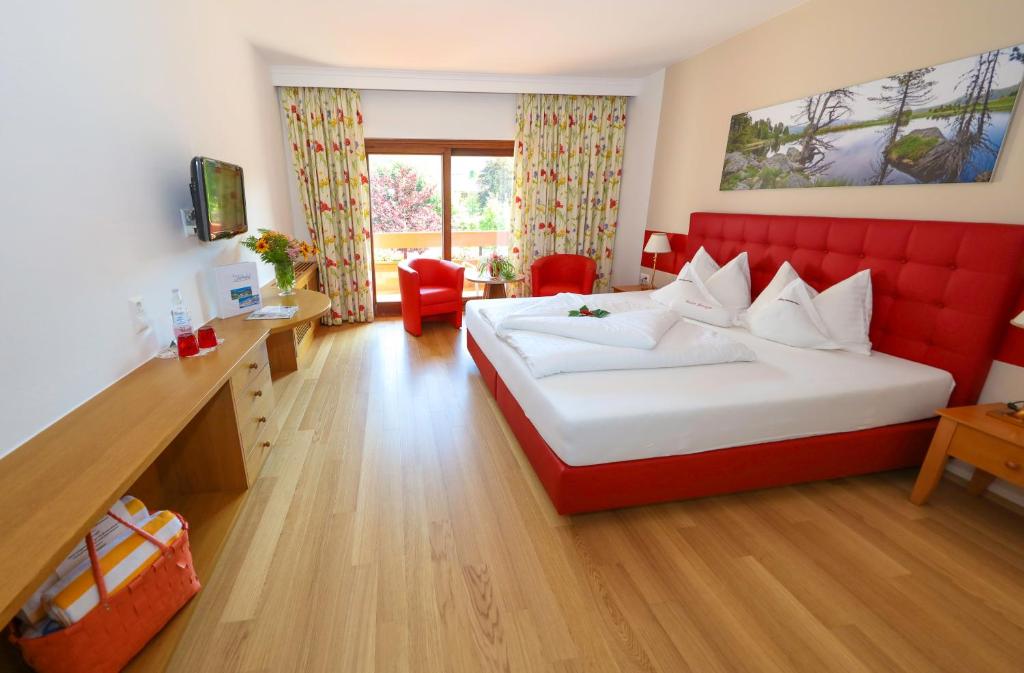 Een bed of bedden in een kamer bij Kolmhof