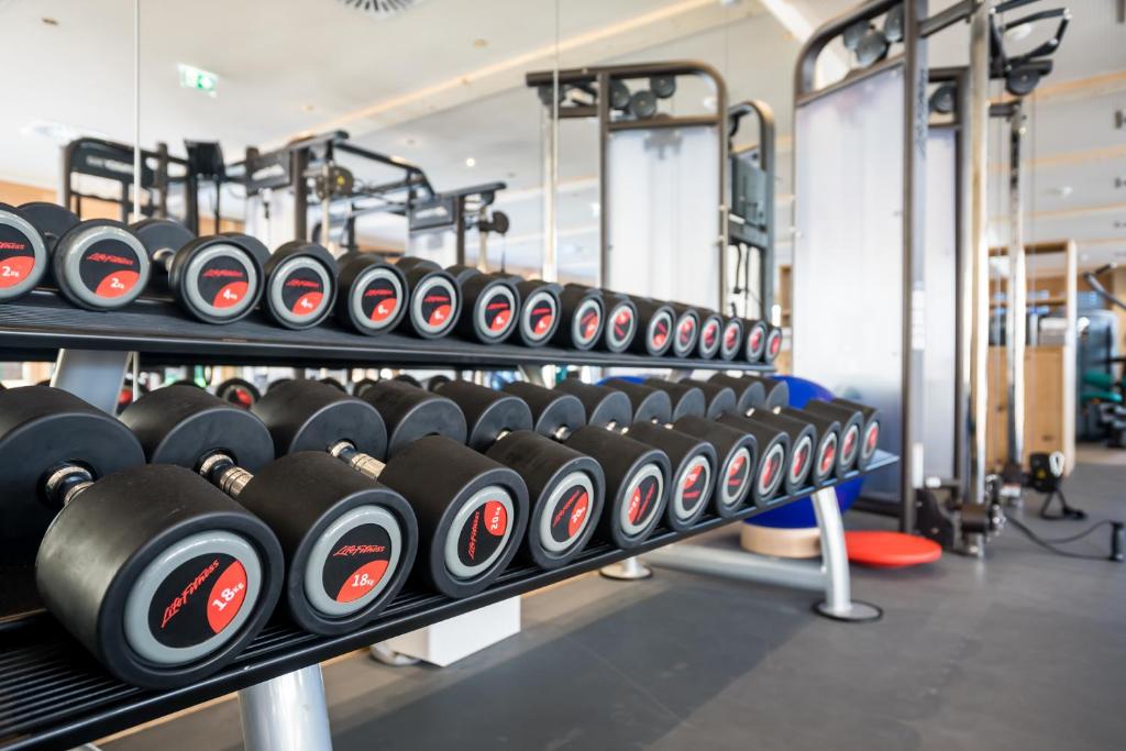 Fitness centrum a/nebo fitness zařízení v ubytování Posthotel Achenkirch Resort and Spa - Adults Only