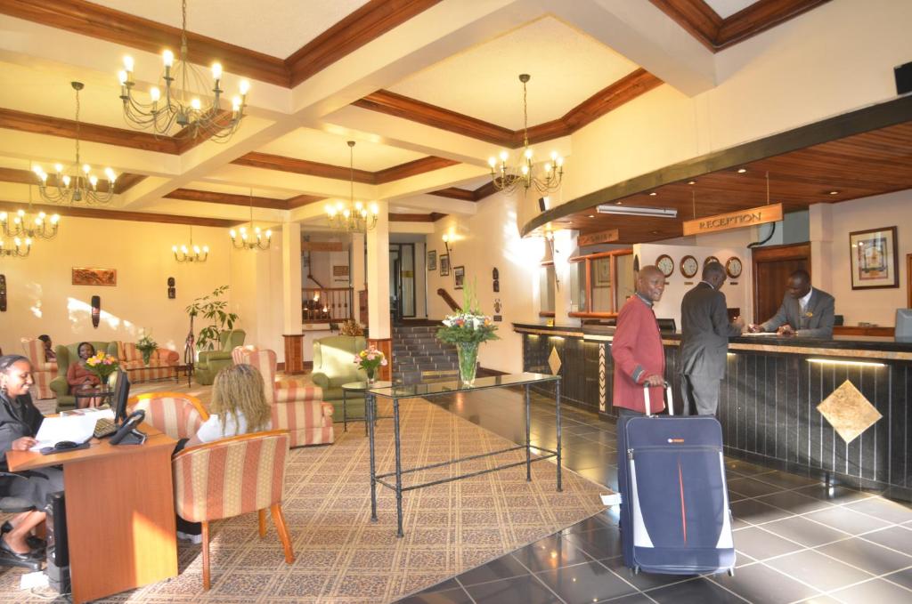 Posezení v ubytování Jacaranda Hotel Nairobi
