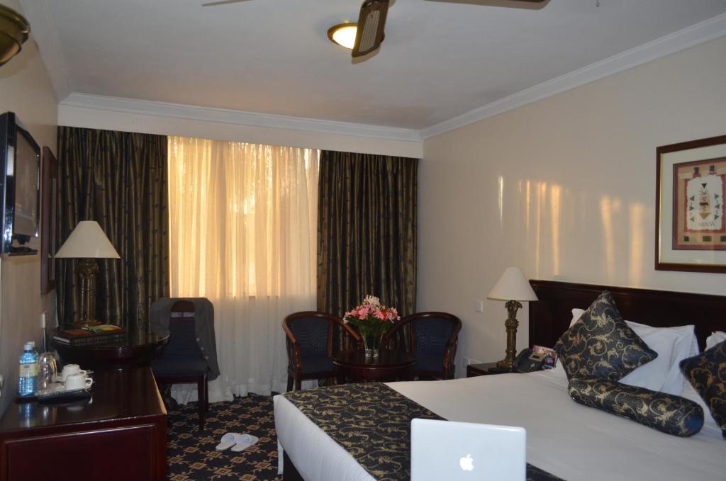 Posezení v ubytování Jacaranda Hotel Nairobi