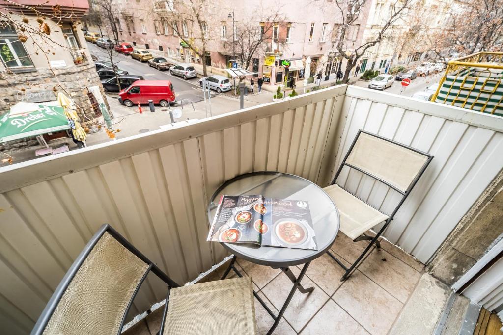 Balkón nebo terasa v ubytování BpR Orange Dream Apartment