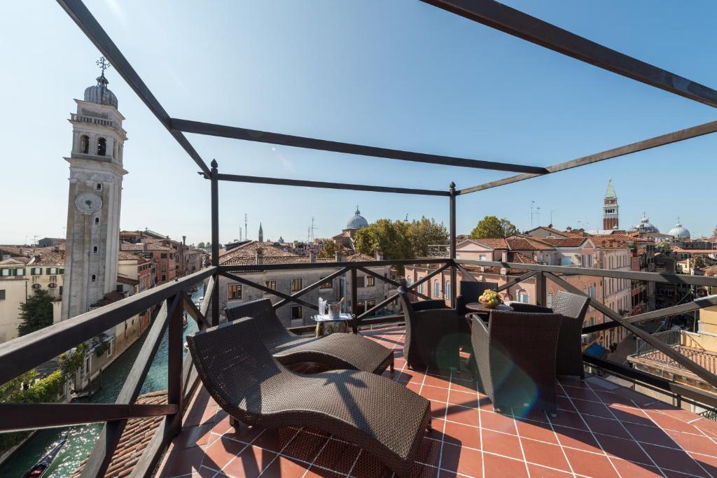 Balkón nebo terasa v ubytování Hotel Casa Nicolò Priuli