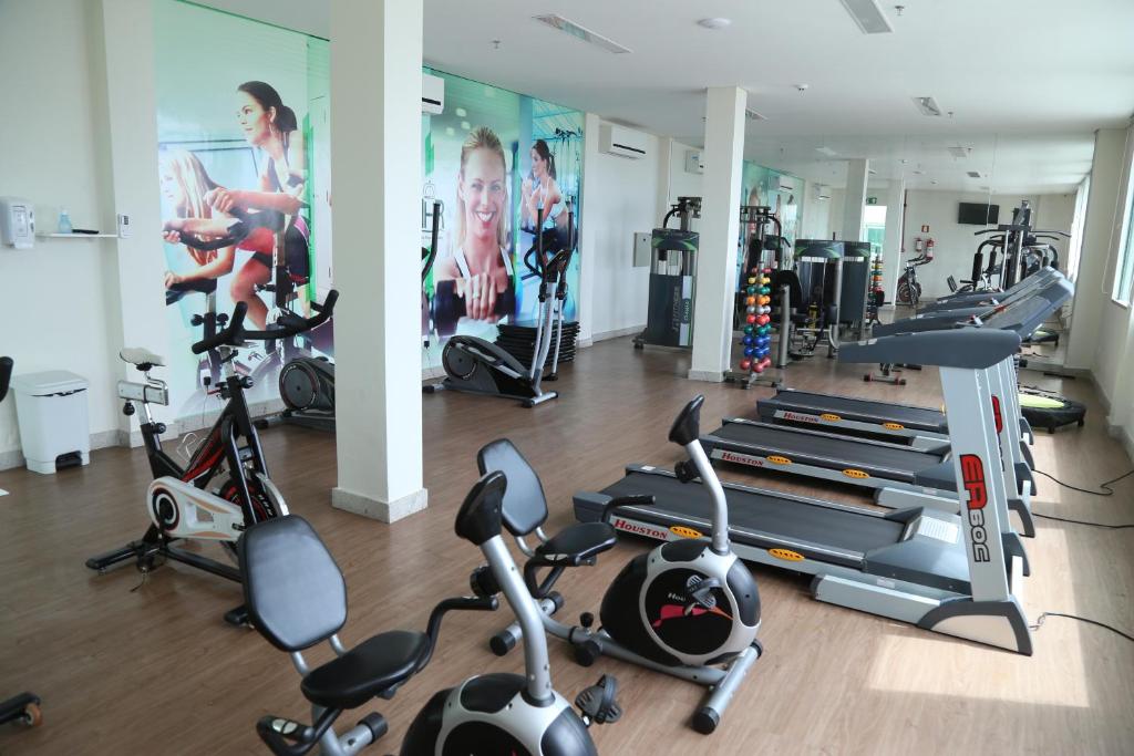 Academia e/ou comodidades em Real Classic Bahia Hotel