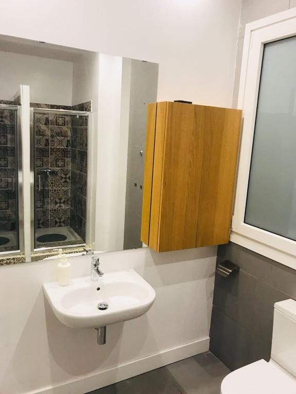 Koupelna v ubytování Apartamento Kasa Tomas Gros