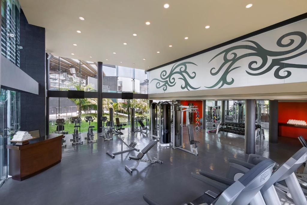 Gimnasio o instalaciones de fitness de Hard Rock Hotel Cancun - All Inclusive