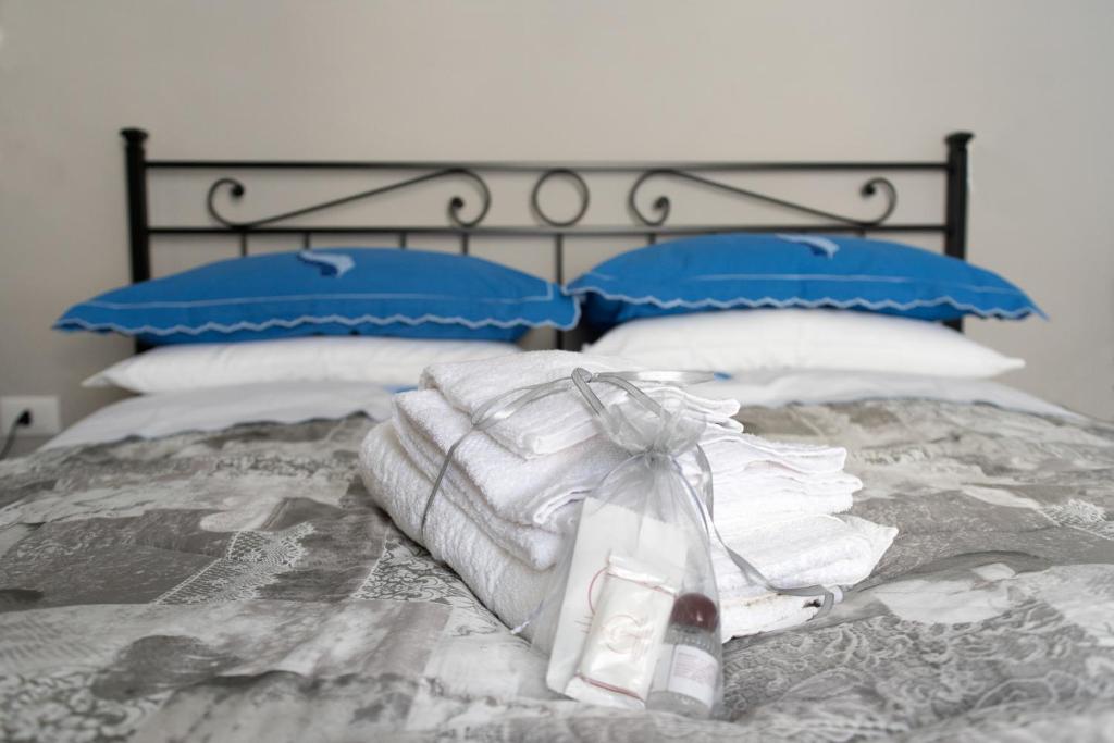 Postel nebo postele na pokoji v ubytování B&B" del Castello"