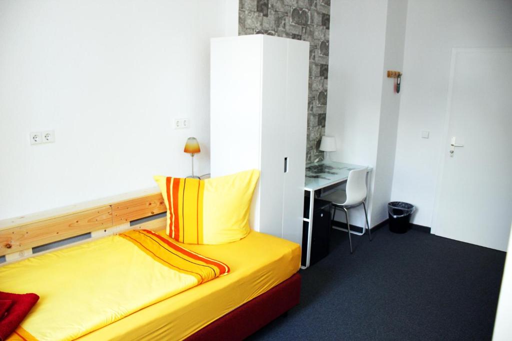 Postel nebo postele na pokoji v ubytování Botschaft