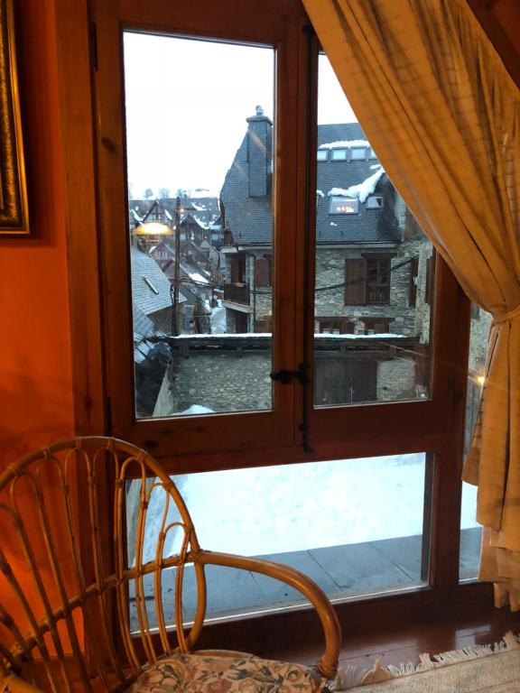 Balkón alebo terasa v ubytovaní Casa de piedra con encanto en el bonito pueblo de Bagergue