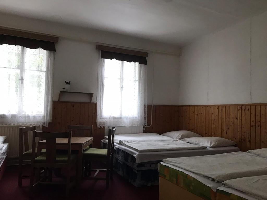 Postel nebo postele na pokoji v ubytování Chata Luna
