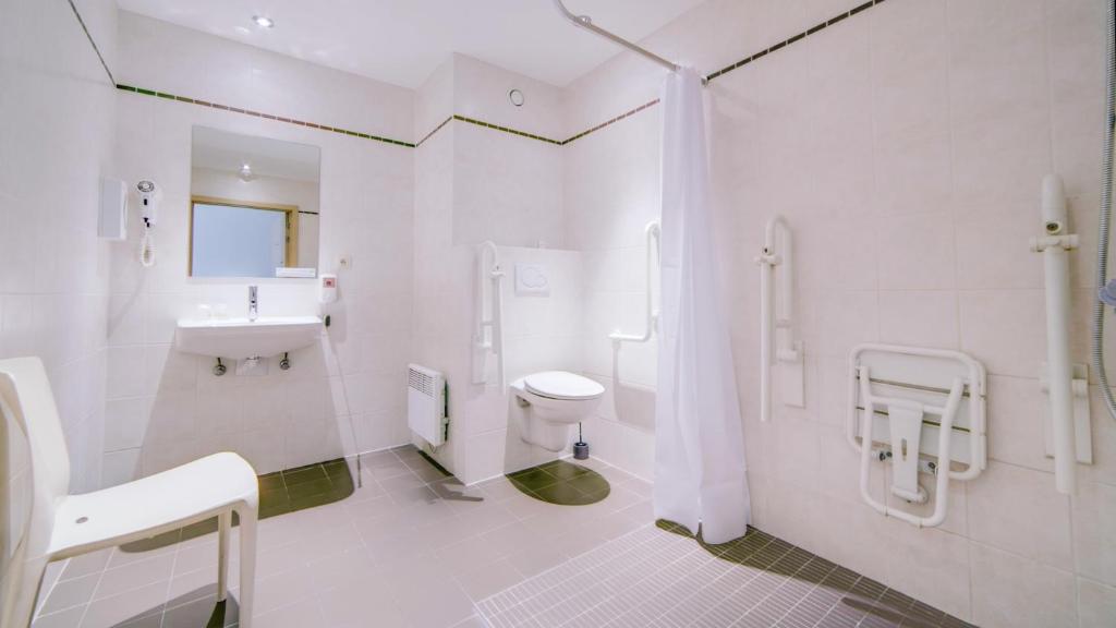 Koupelna v ubytování Hotel-Restaurant Horizon Ath-Lessines