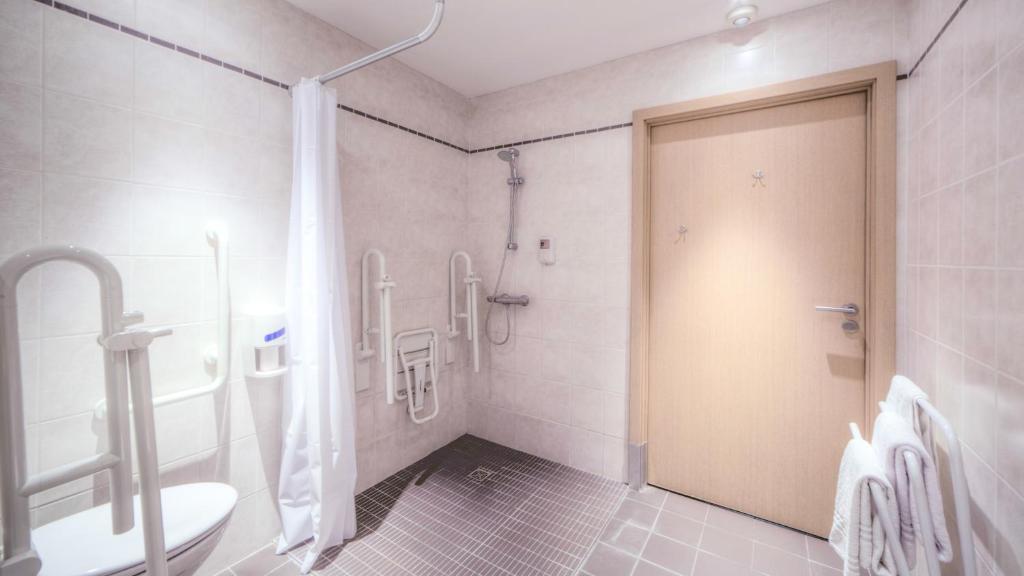 Koupelna v ubytování Hotel-Restaurant Horizon Ath-Lessines