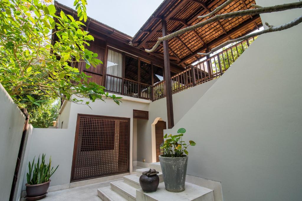 Balkón nebo terasa v ubytování The Palayana Hua Hin