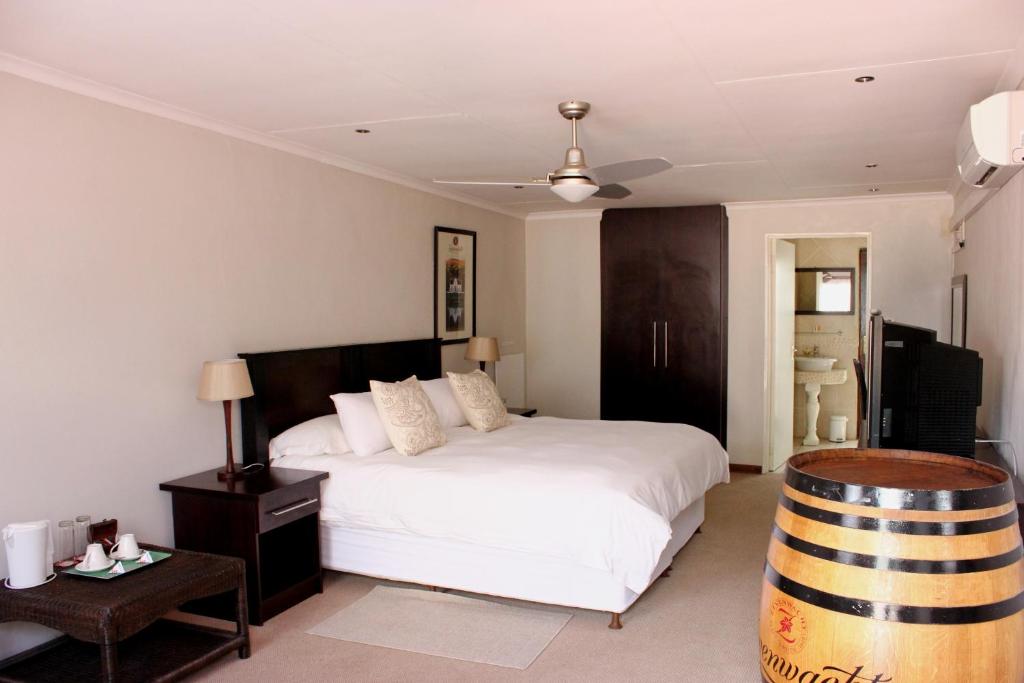 Katil atau katil-katil dalam bilik di The Lazy Grape Guest Lodge & Spa