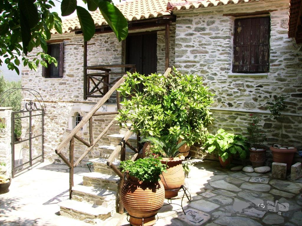 Ogród w obiekcie Pelion Zervochia