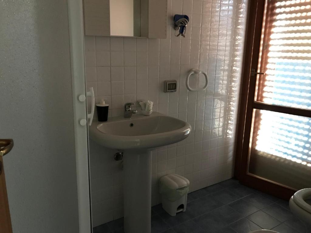 Koupelna v ubytování B&B New Triscele