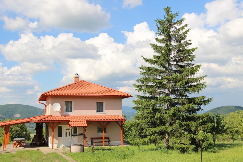 エステルゴムにあるPanoráma Apartmanの畑の小屋