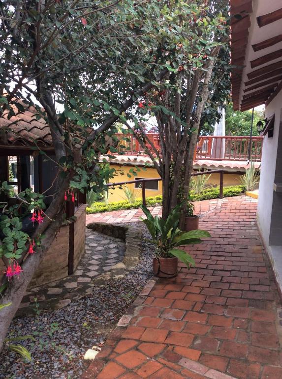 Zahrada ubytování Posada Campestre La Casona