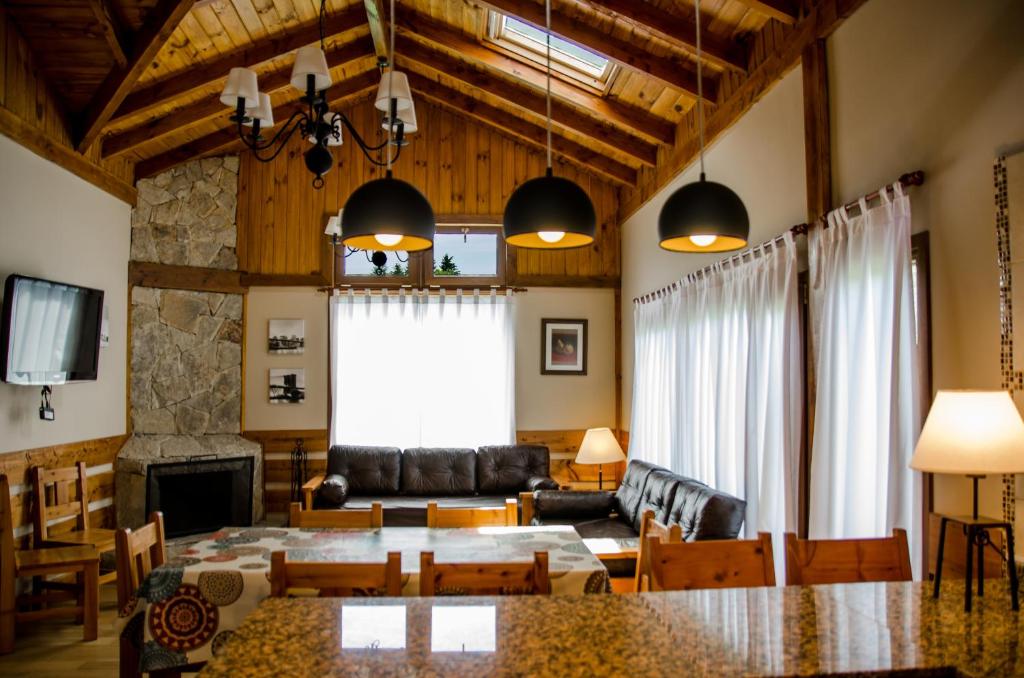 Posezení v ubytování Kurtem Lodge