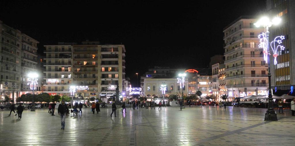 Widok na miasto Patras z tego apartamentu