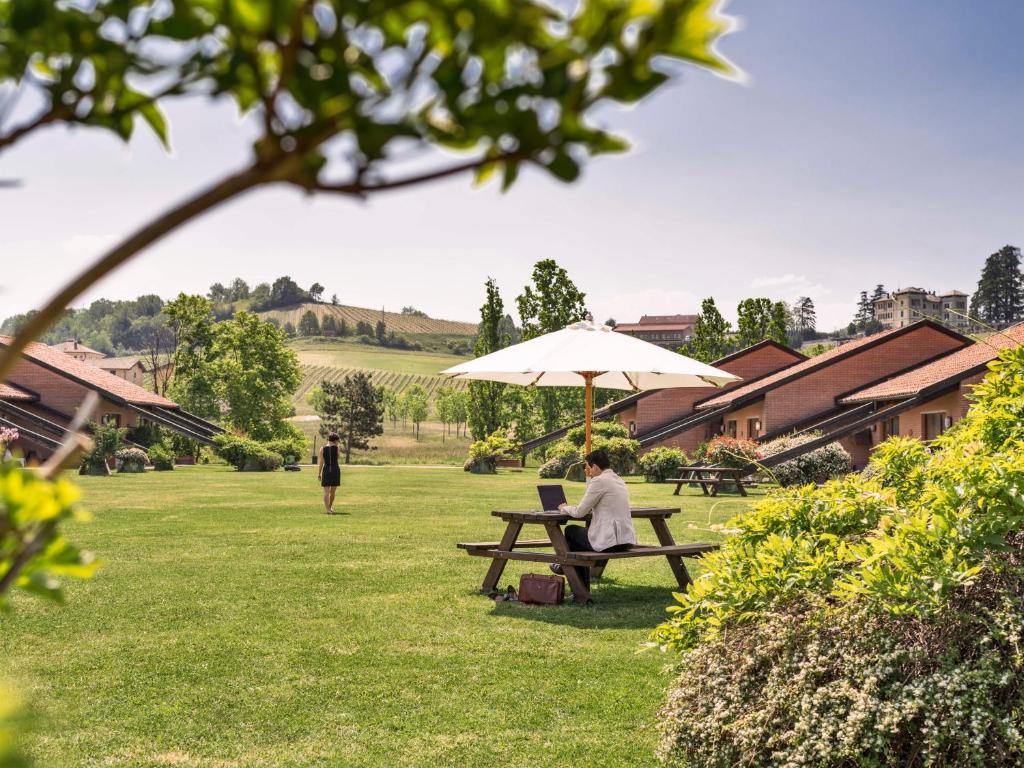 Zahrada ubytování Serravalle Golf Hotel