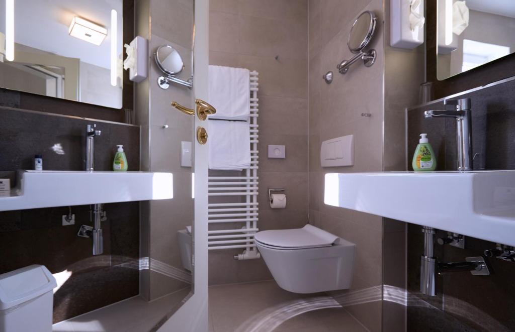 Koupelna v ubytování Hotel Alter Wirt