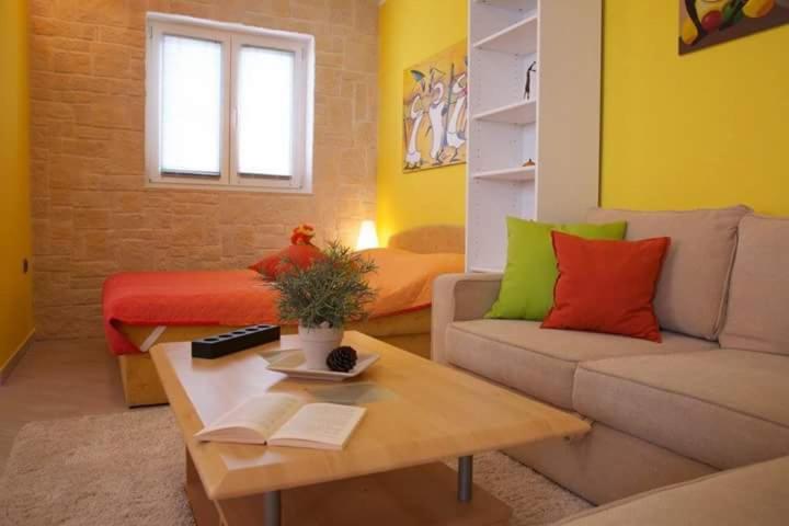 Posezení v ubytování Apartment Lemon & Soul