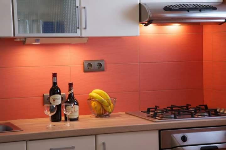 Kuchyň nebo kuchyňský kout v ubytování Apartment Lemon & Soul