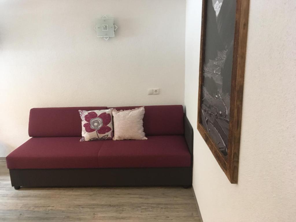 Posezení v ubytování Haus Alpina