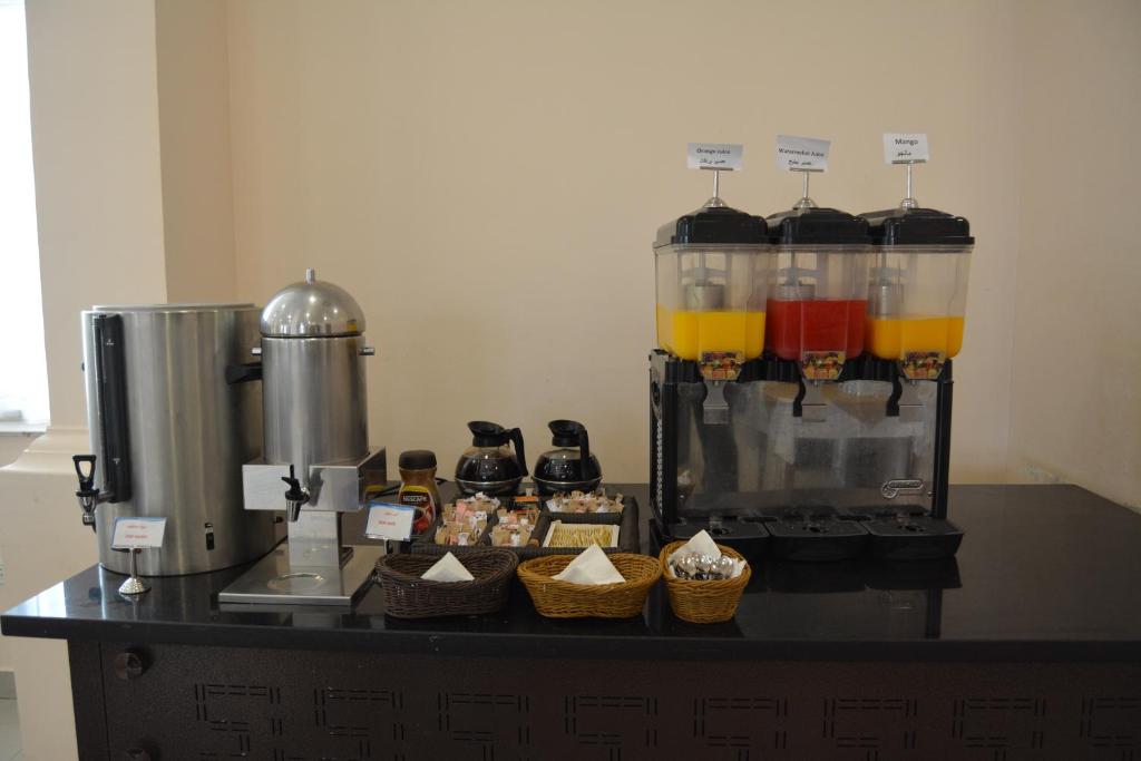 卫队酒店的咖啡和沏茶工具