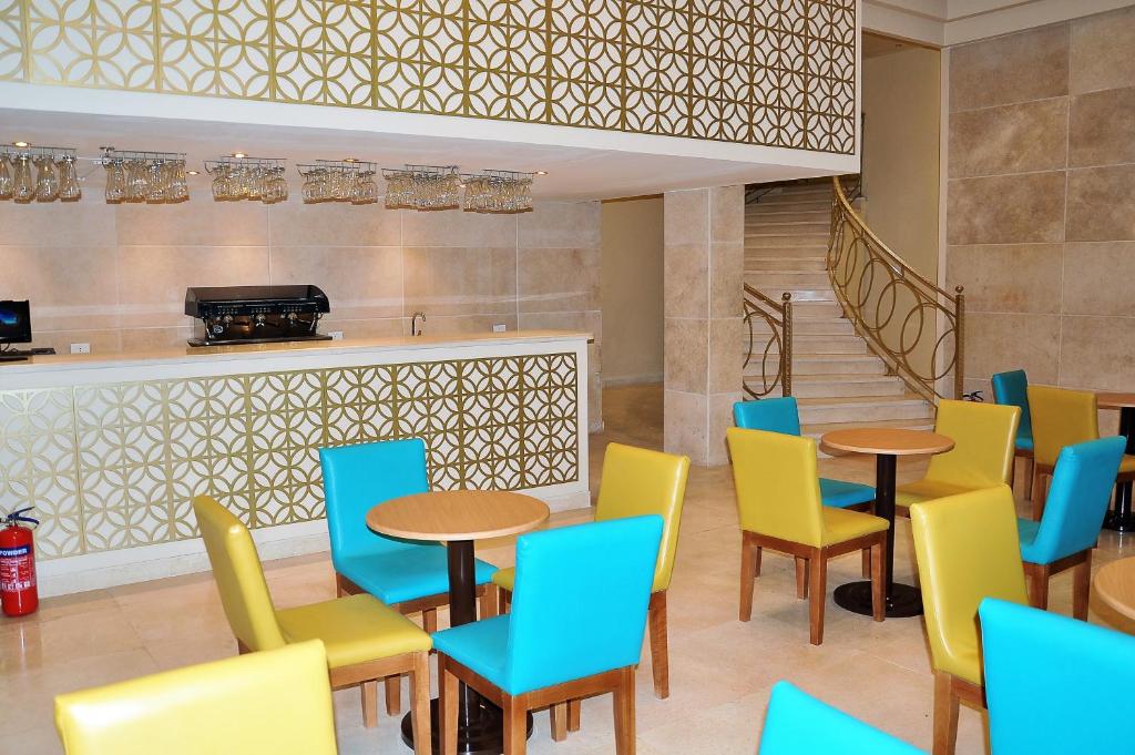 Posezení v ubytování Cleopatra Hotel
