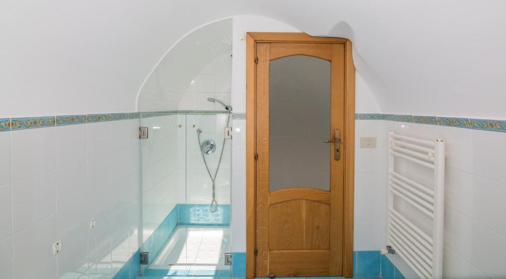 Koupelna v ubytování B&B Cassiopea