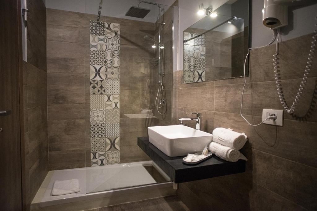 Koupelna v ubytování B&B Sorahnia - Design House