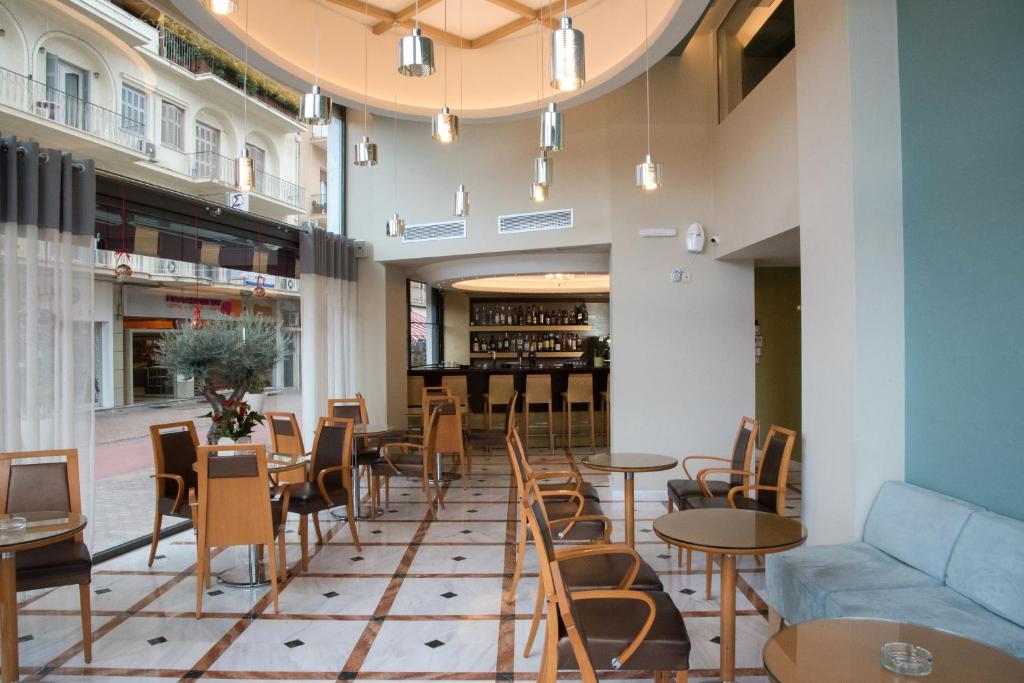 Posezení v ubytování Morfeas Hotel