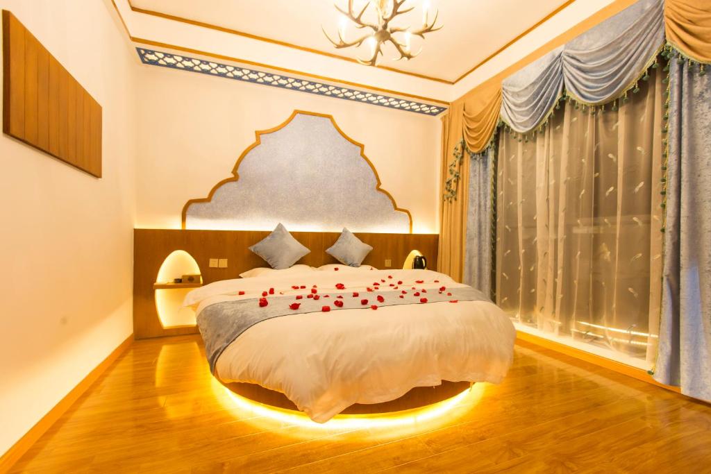 Ένα ή περισσότερα κρεβάτια σε δωμάτιο στο Edinburgh Hostel