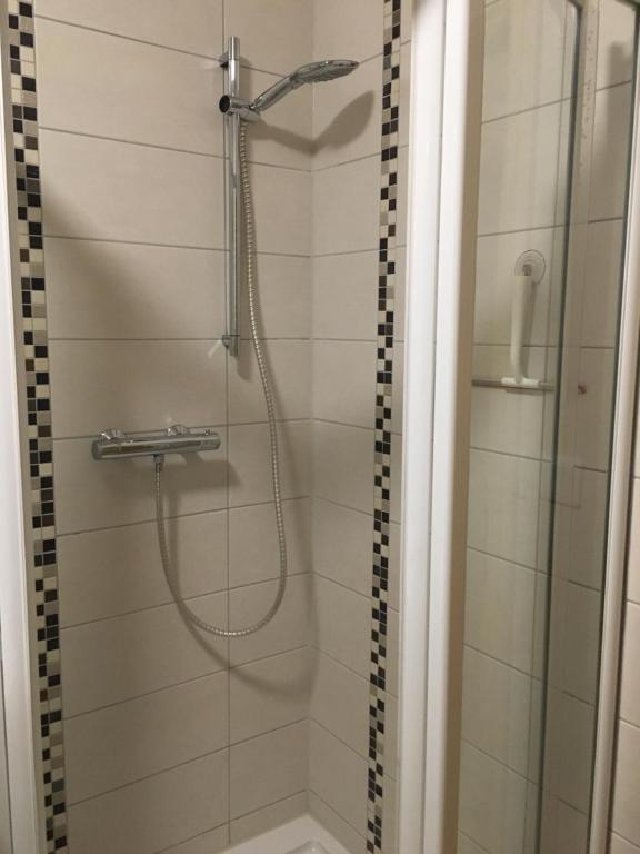 Koupelna v ubytování Ferienwohnung am DOC