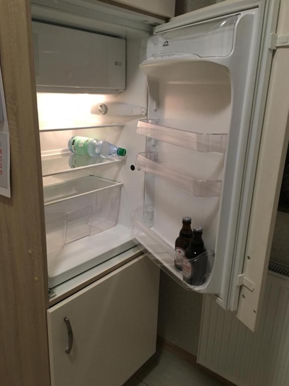 Kuchyň nebo kuchyňský kout v ubytování Ferienwohnung am DOC
