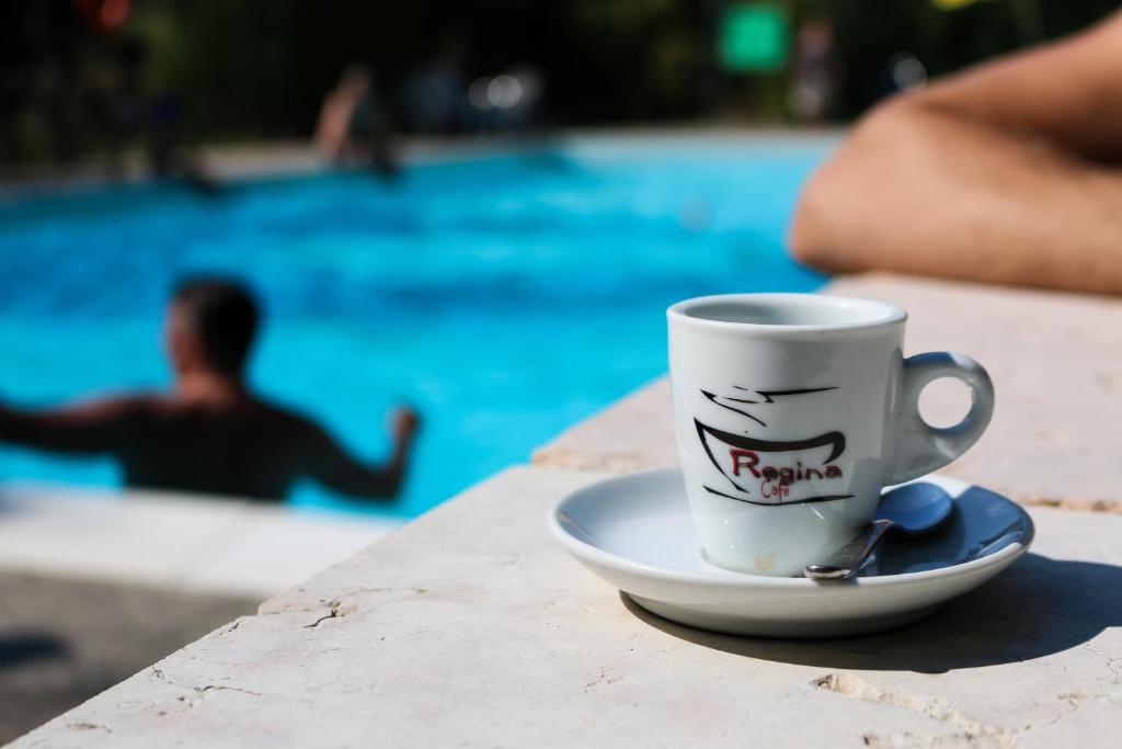 Bazén v ubytování Agriturismo Cascina Le Volpi nebo v jeho okolí