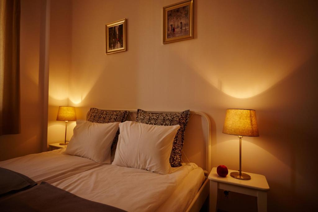 Posteľ alebo postele v izbe v ubytovaní Marszałkowska Apartament