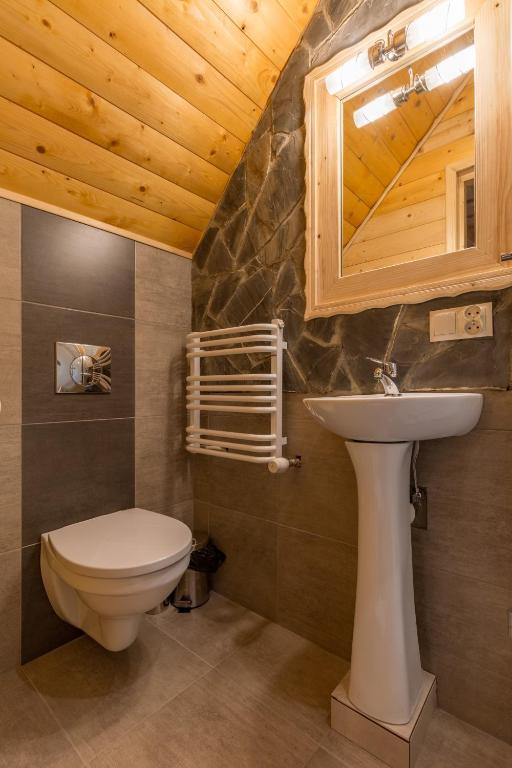 Kúpeľňa v ubytovaní Góralska Chata Pieniny