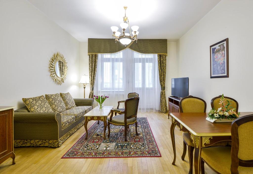 Posezení v ubytování Residence Romanza