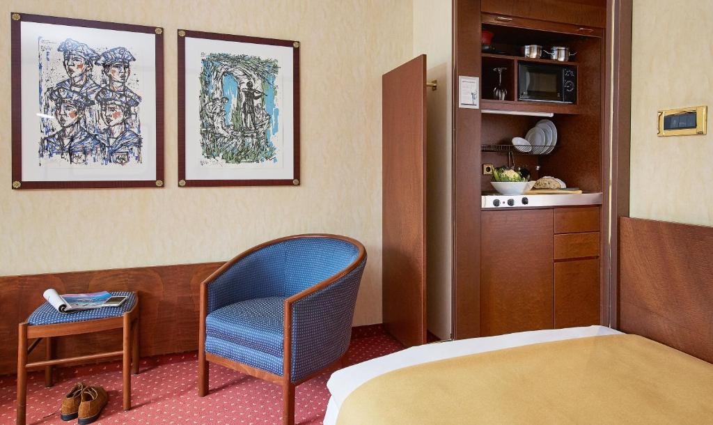 Postel nebo postele na pokoji v ubytování Living Hotel Prinzessin Elisabeth