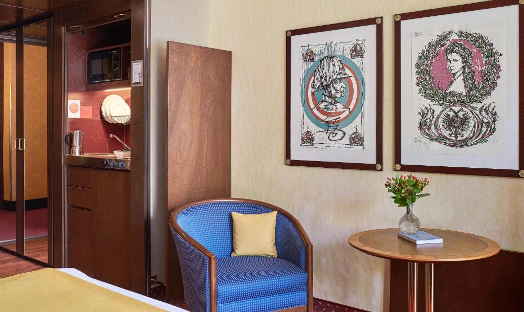 Postel nebo postele na pokoji v ubytování Living Hotel Prinzessin Elisabeth
