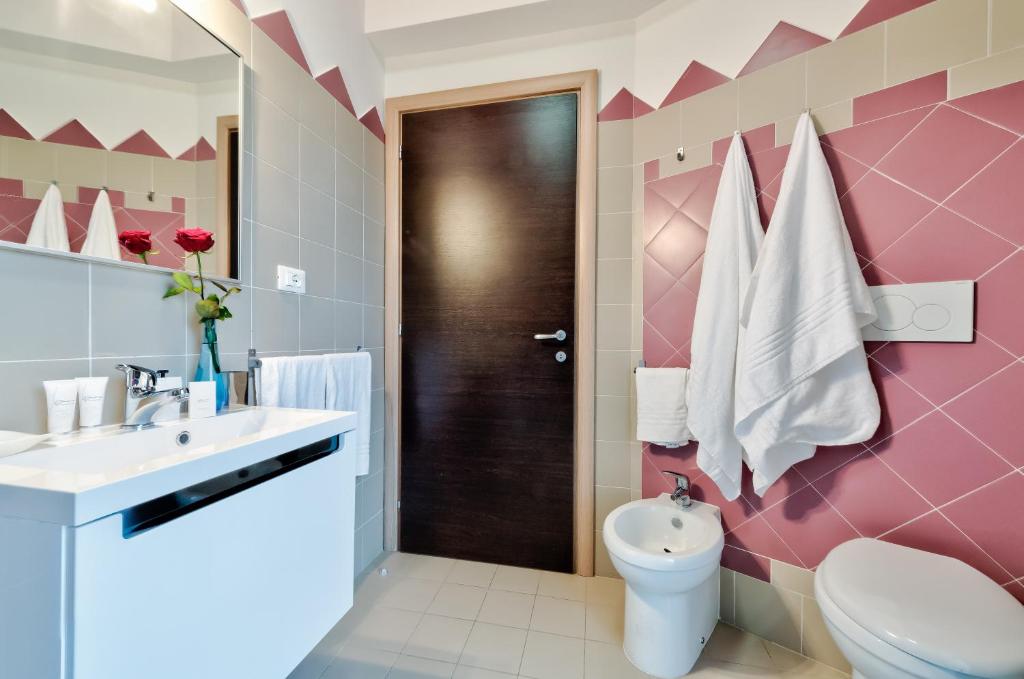 Łazienka w obiekcie AppartaHotel