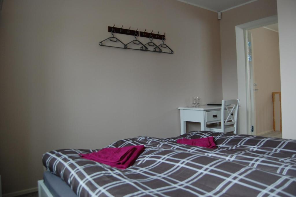 Postel nebo postele na pokoji v ubytování Kaunis Guesthouse