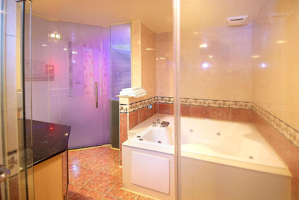 Koupelna v ubytování Zhi Baishan Motel